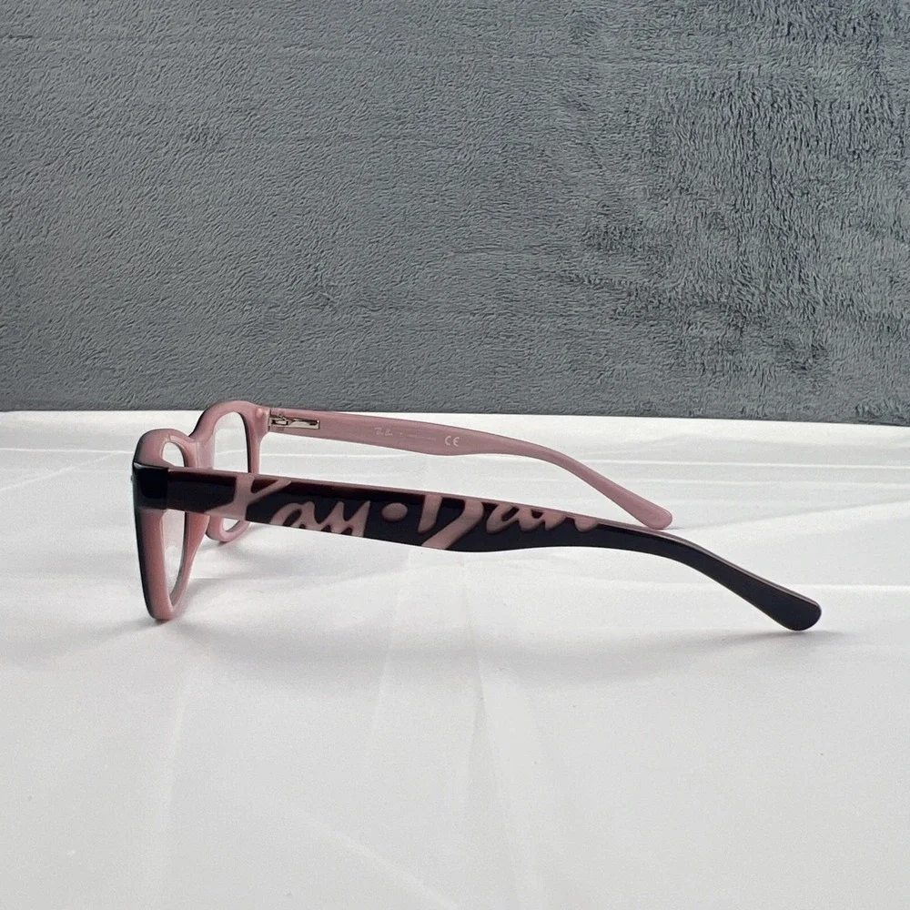 Ray Ban Kids Eyeglasses RB1544 3580 Pink Cat Eye Logo Arms 48-16-130 Frames #2